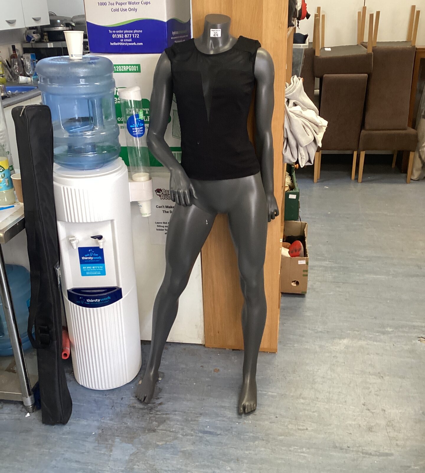 Ladies mannequin figure with top