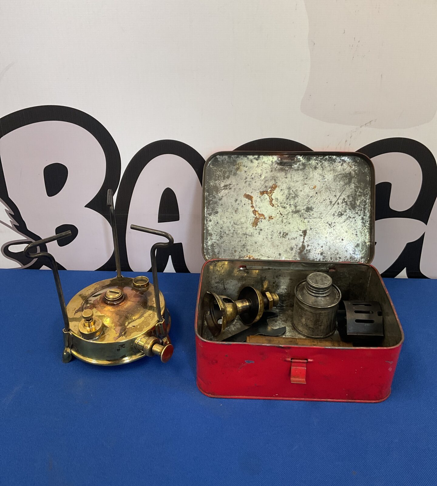 Vintage thermidor wickless picnic stove