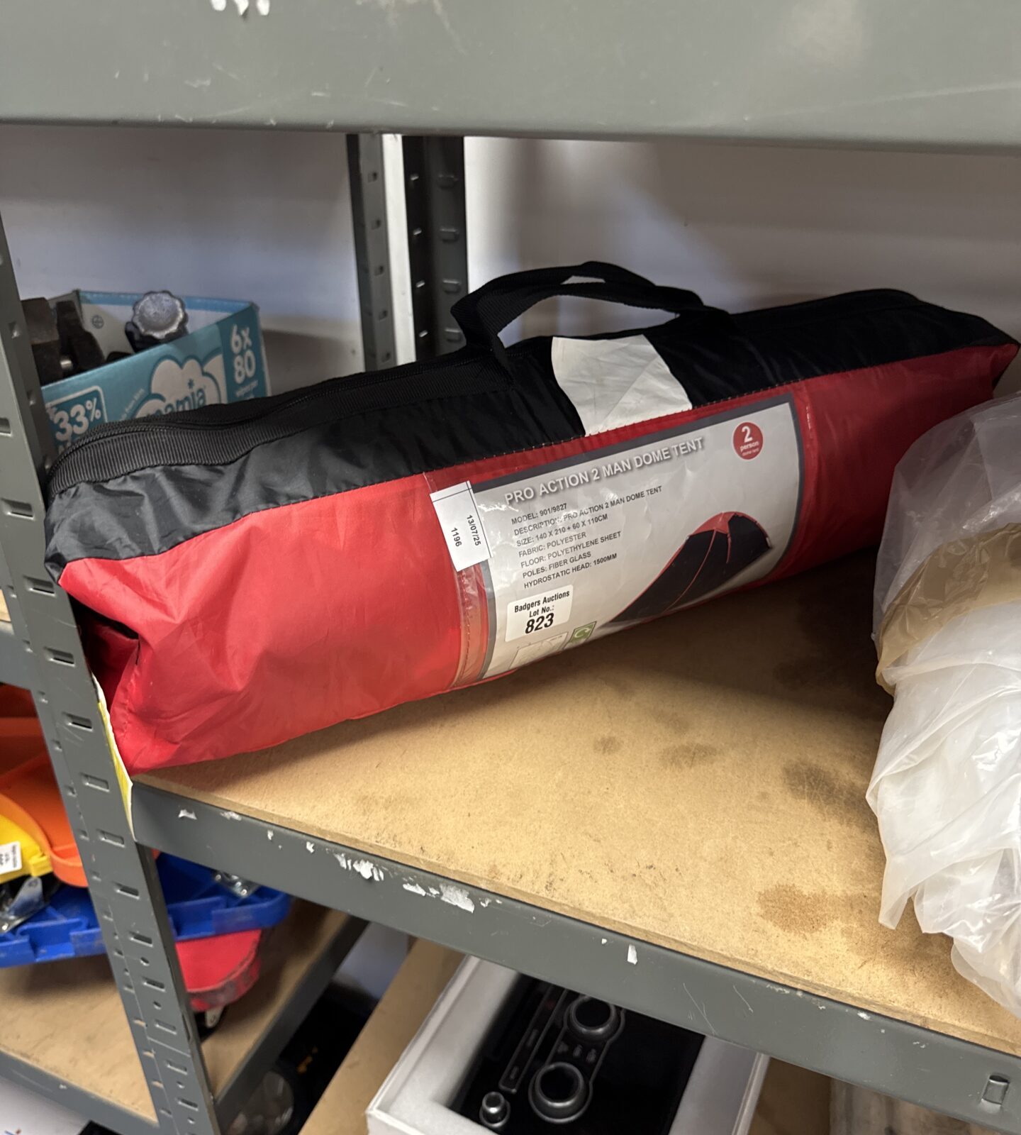 Pro action 2 man dome tent