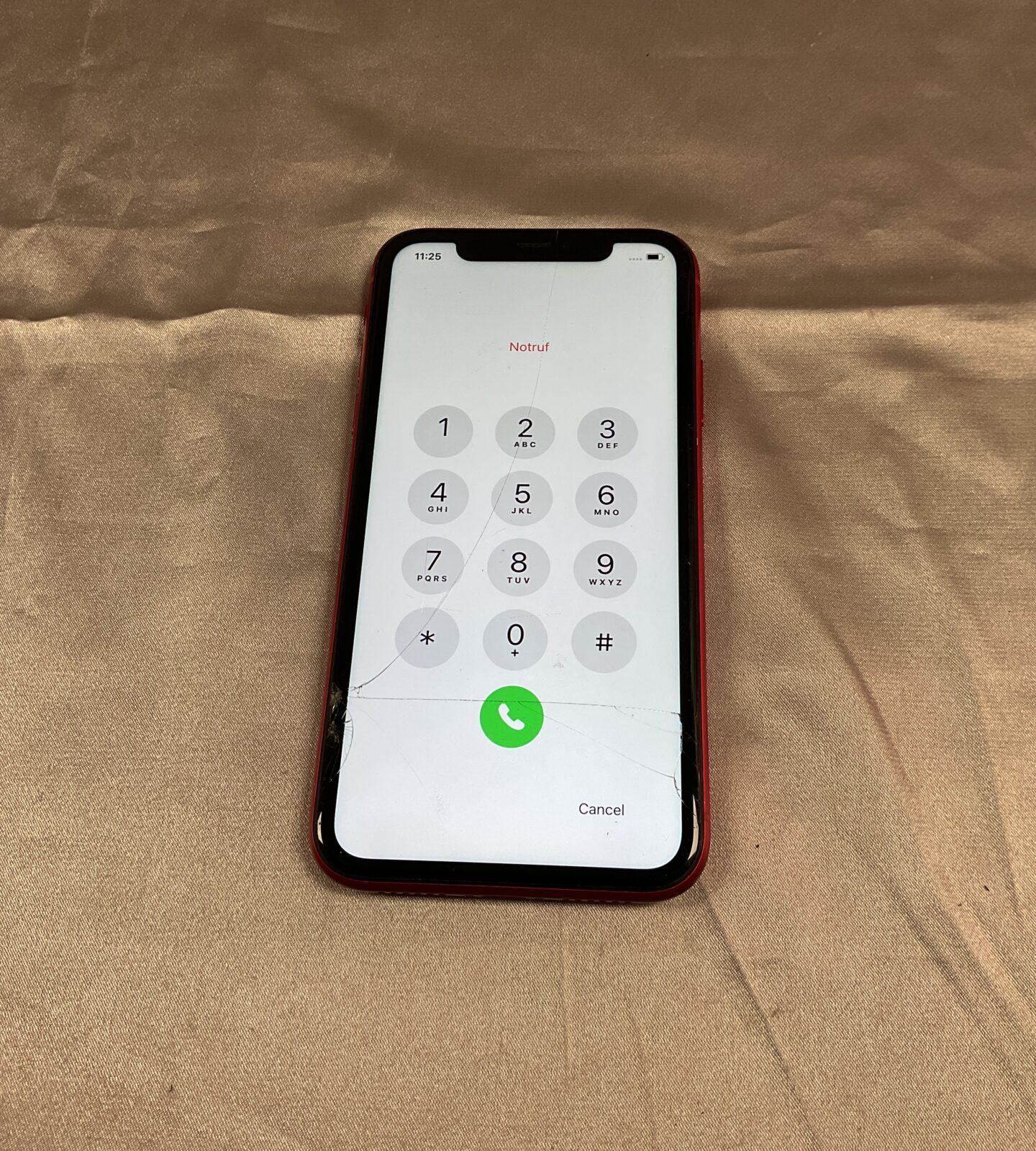 Apple iPhone 11 red project working but locked screen cracked - Image 2