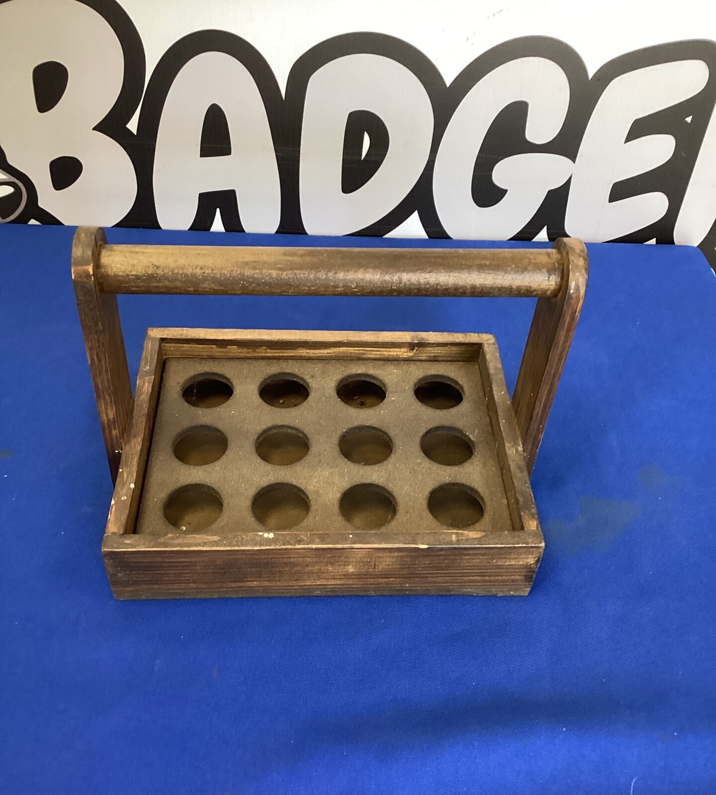 Vintage Wood Egg Carrier