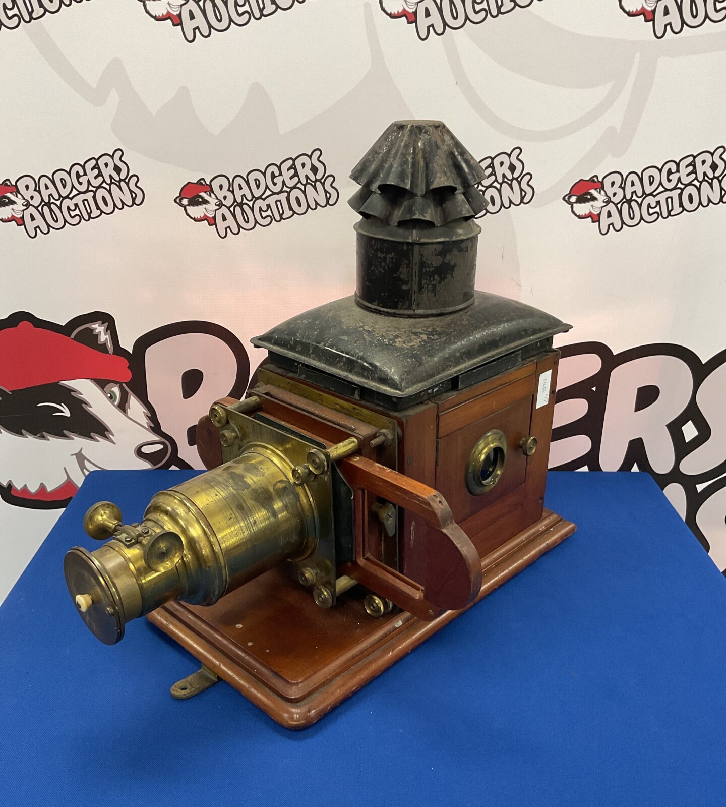 Victorian magic lantern projector