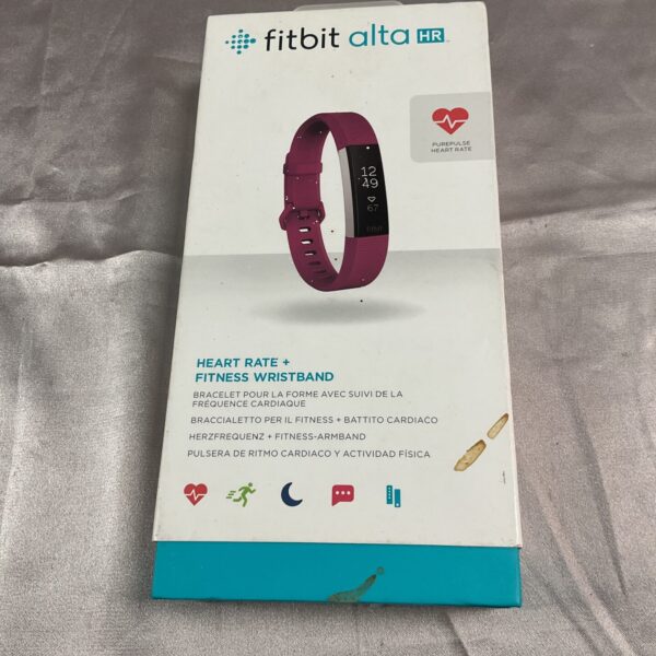 Fitbit alta  heart rate fitness wristband in box