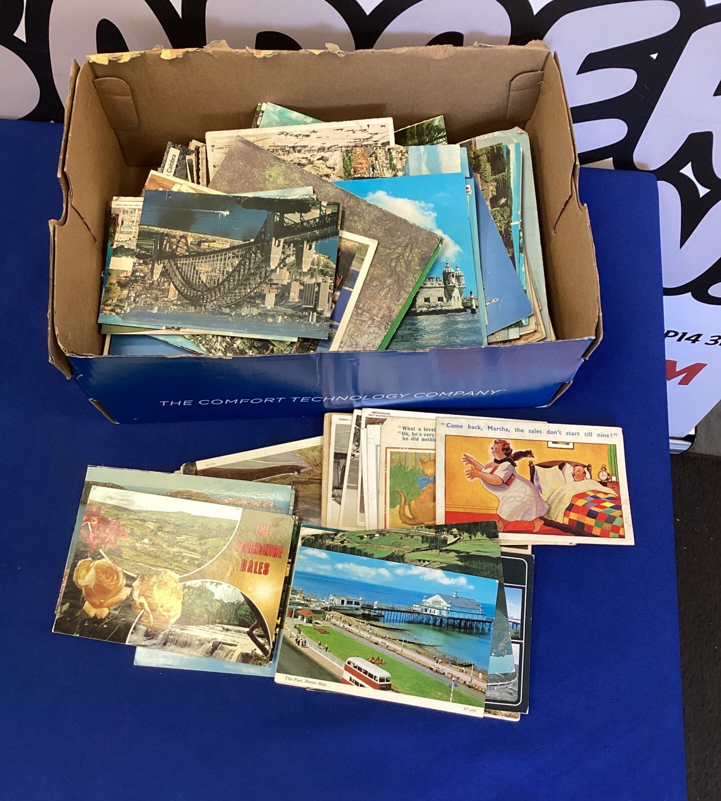 Large collection of post cards