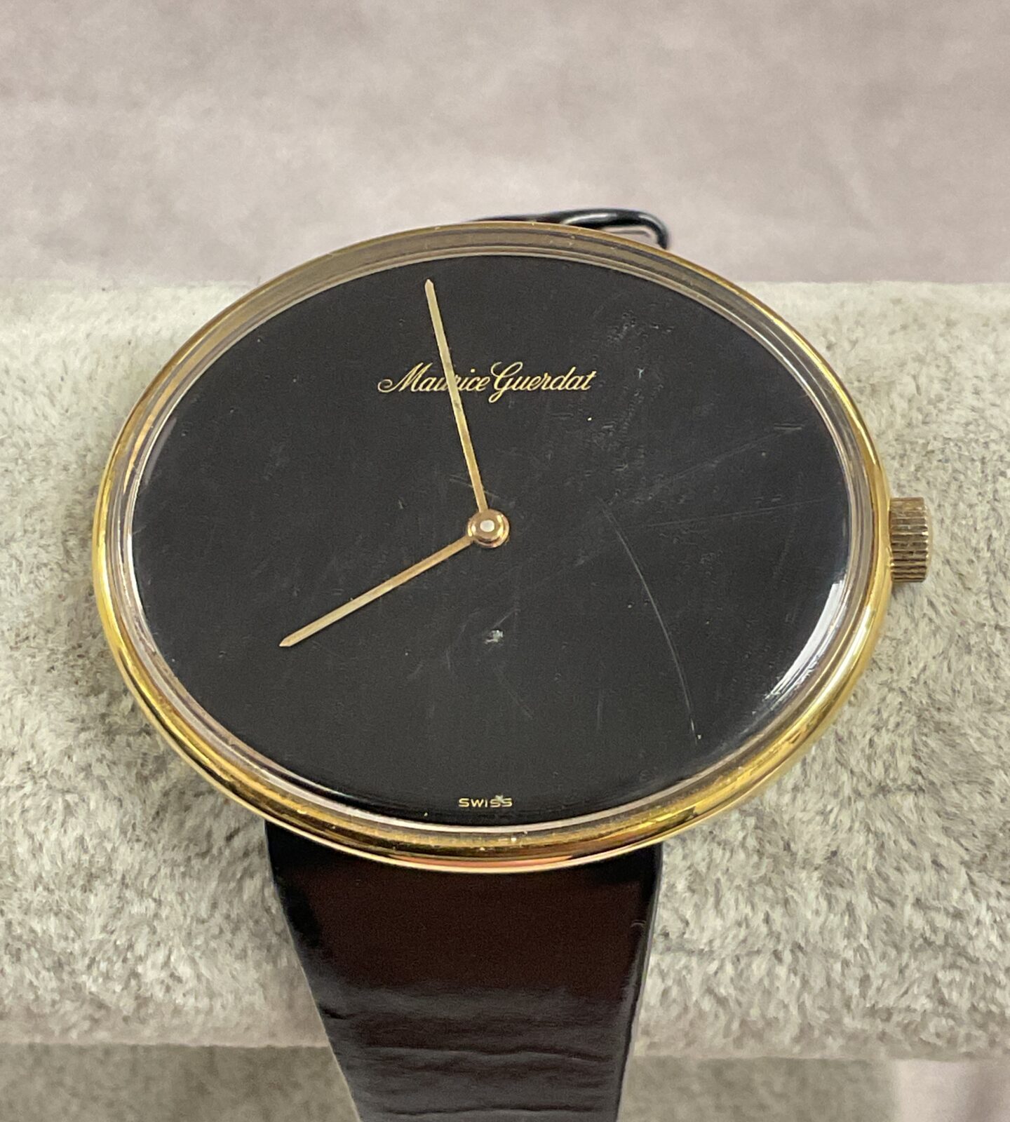 Maurice Guerdat Gents mechanical movement wristwatch working