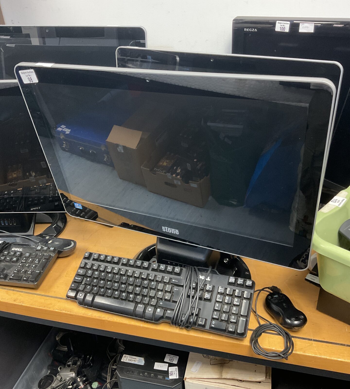 Stone intel I3 all in one computers with keyboards & mice with fresh installs