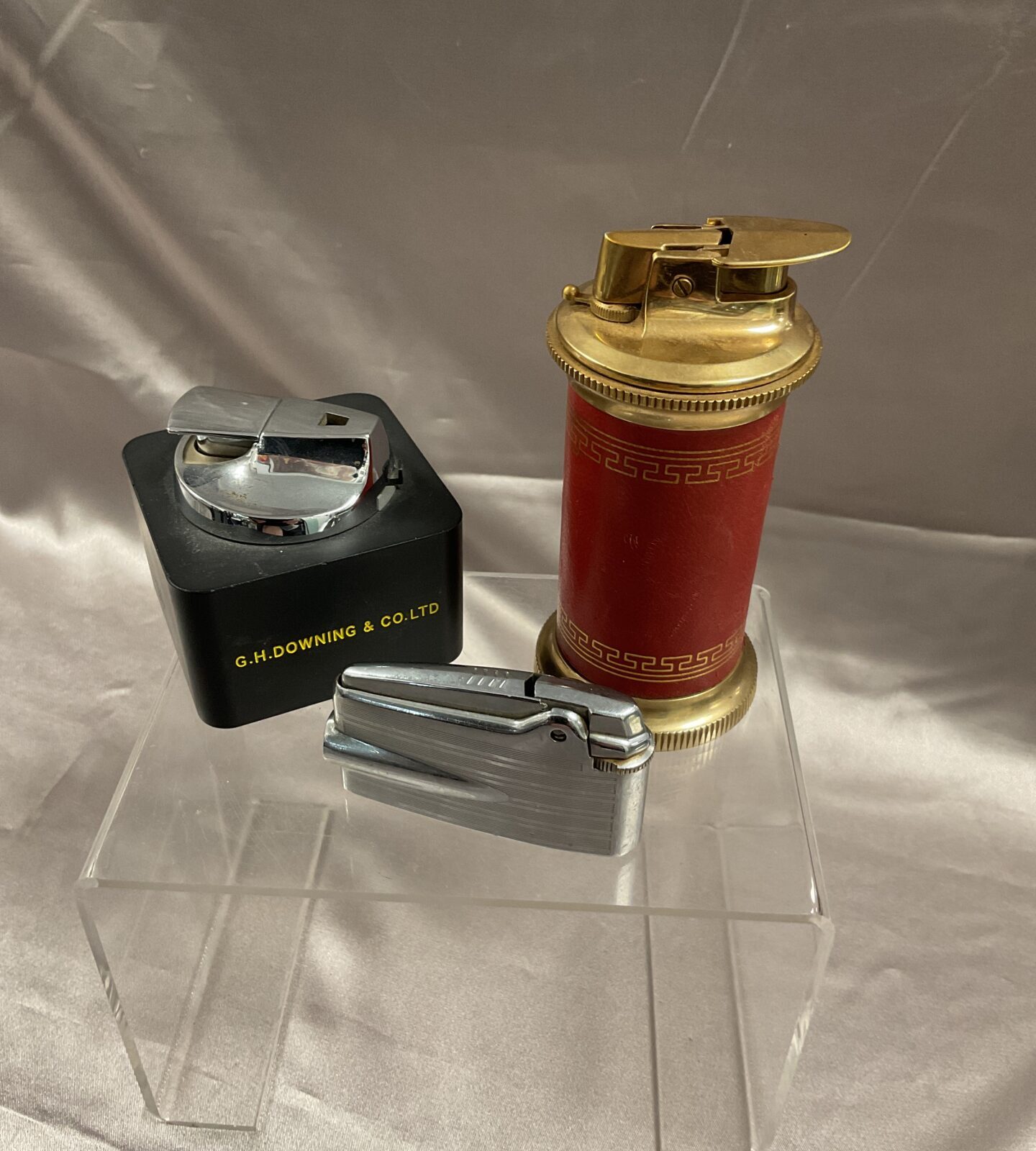 Three Ronson gas lighters