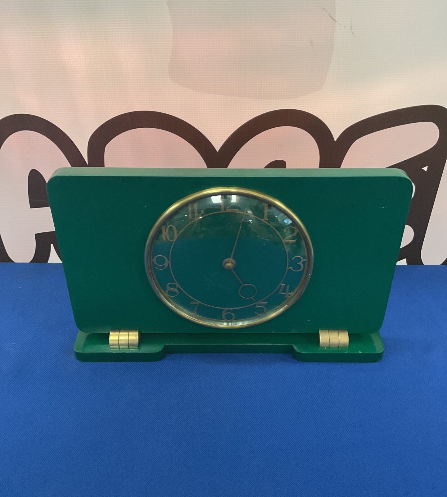 1930s smiths art deco mantle clock working