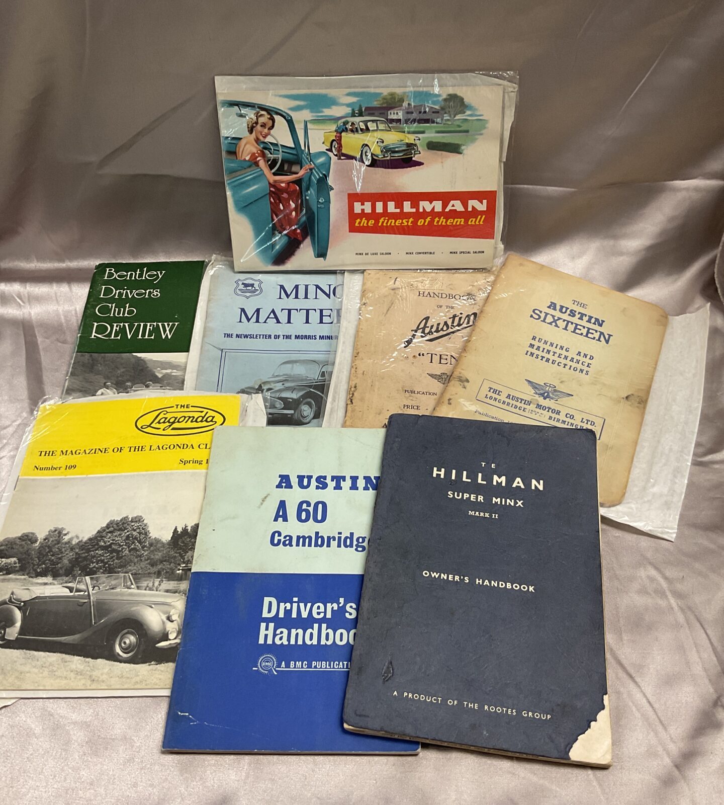 Collection Classic car handbooks Inc Hillman morris and austin