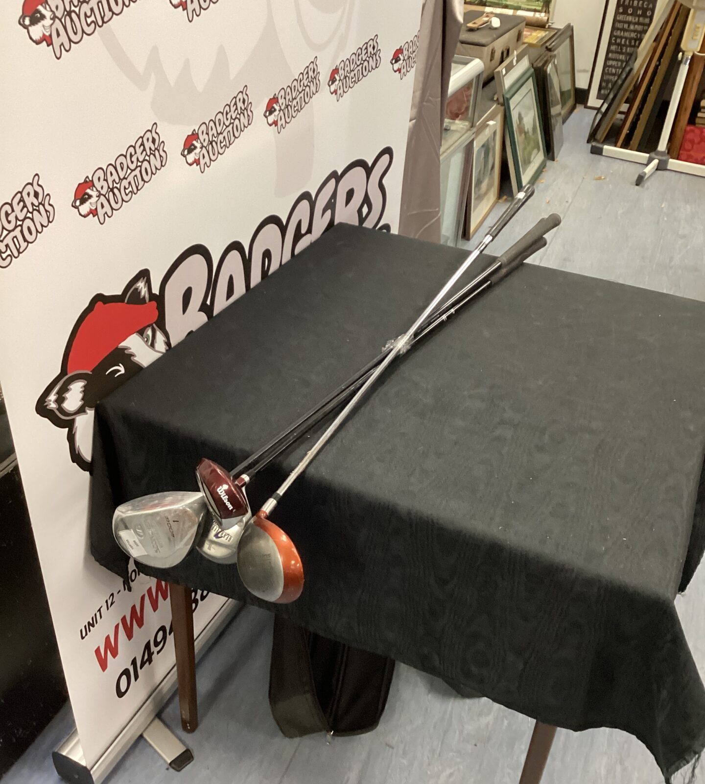 Four Golf Fairway woods inc Taylormade Super Steel