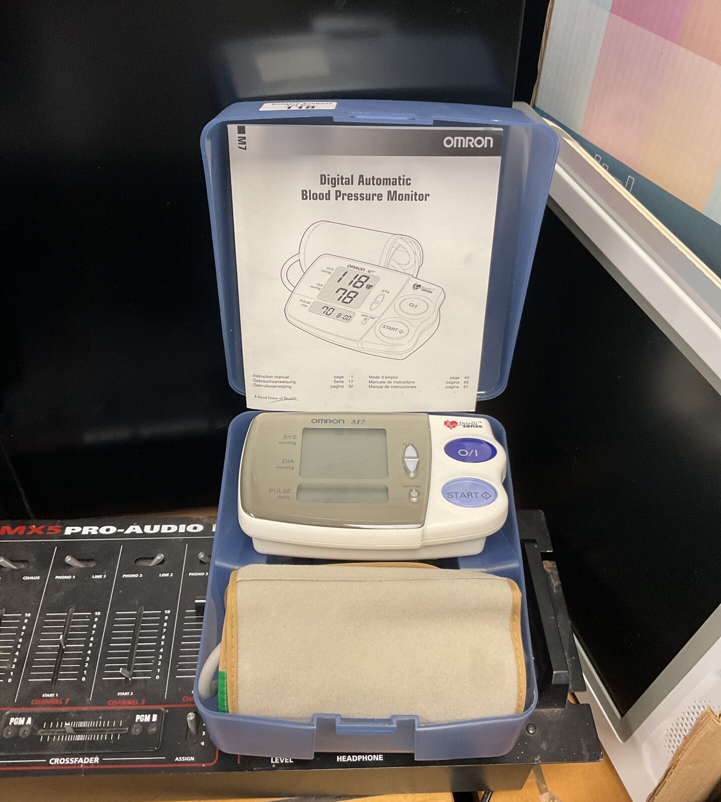 Omron m7 digital automatic blood pressure monitor