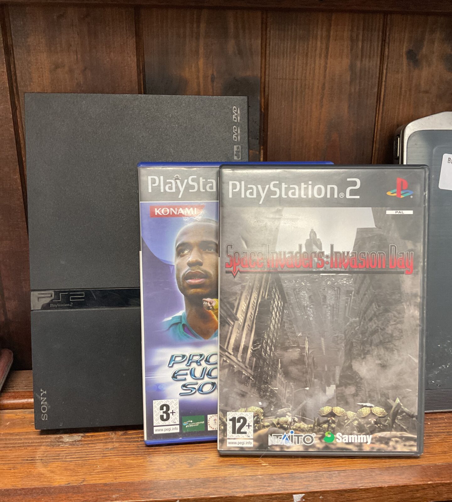Sony PlayStation 2 slim console & games