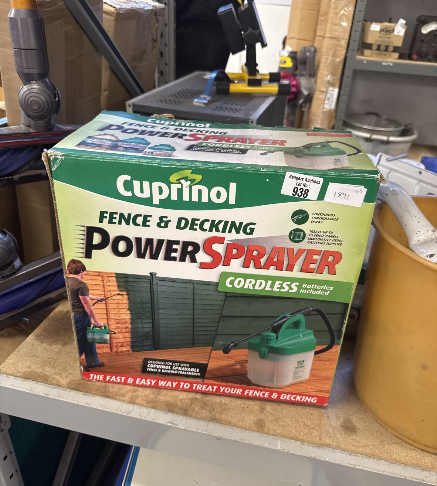 Cuprinol fence & decking power sprayer