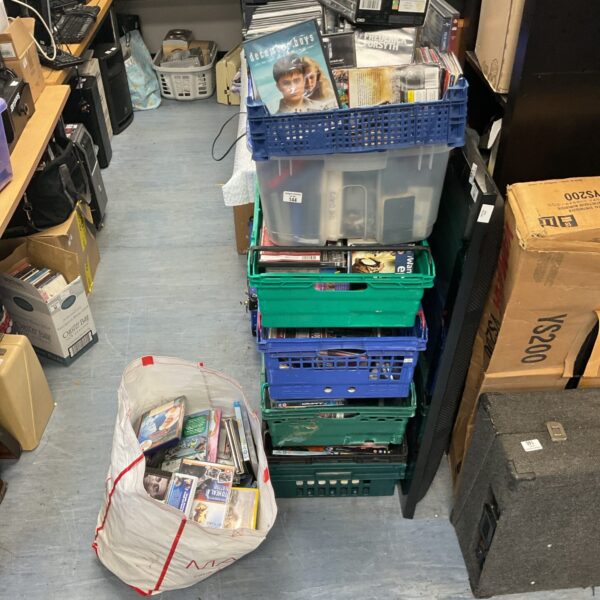 Large collection of DVDs