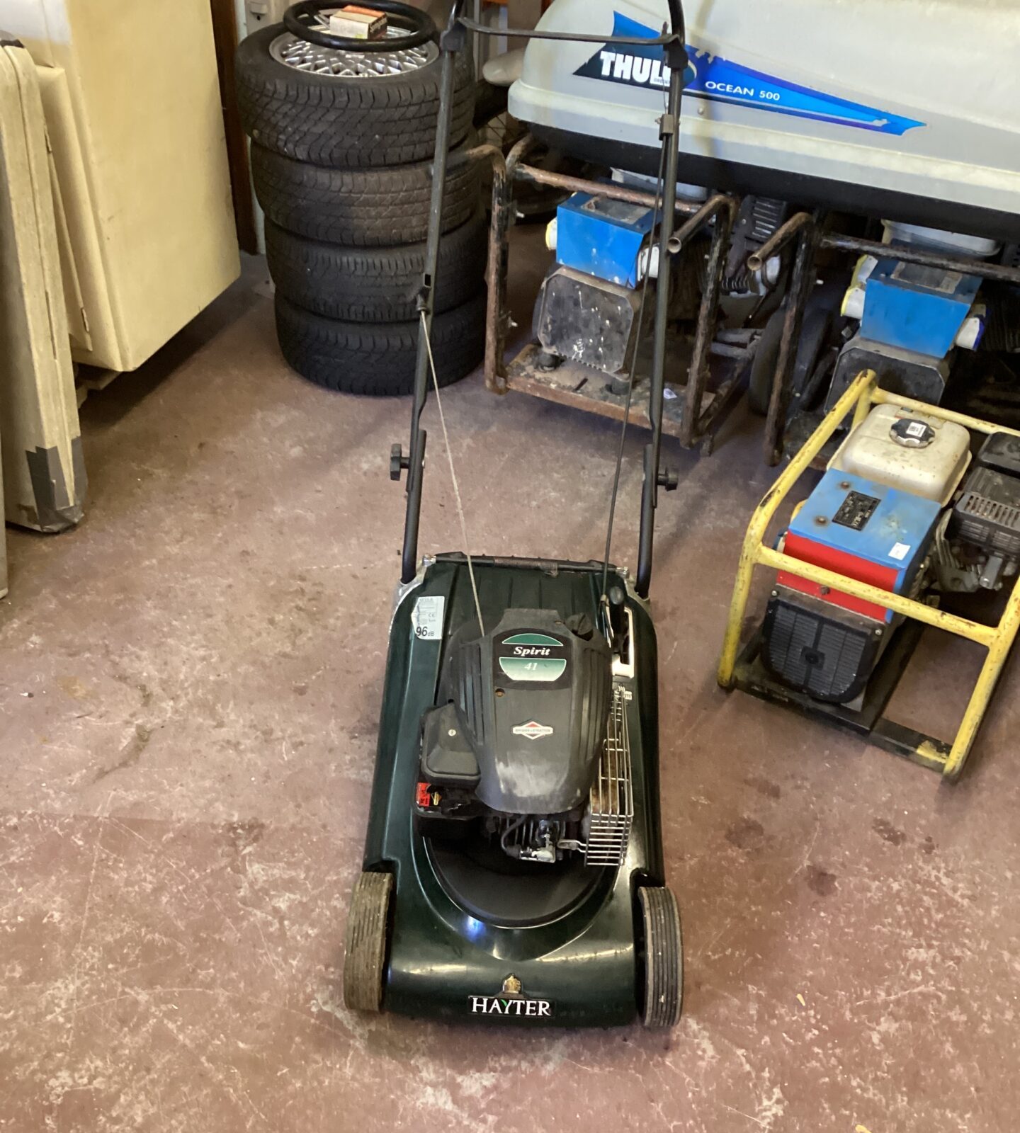 Hayter Spirit 41 Petrol Lawn Mower tested and working