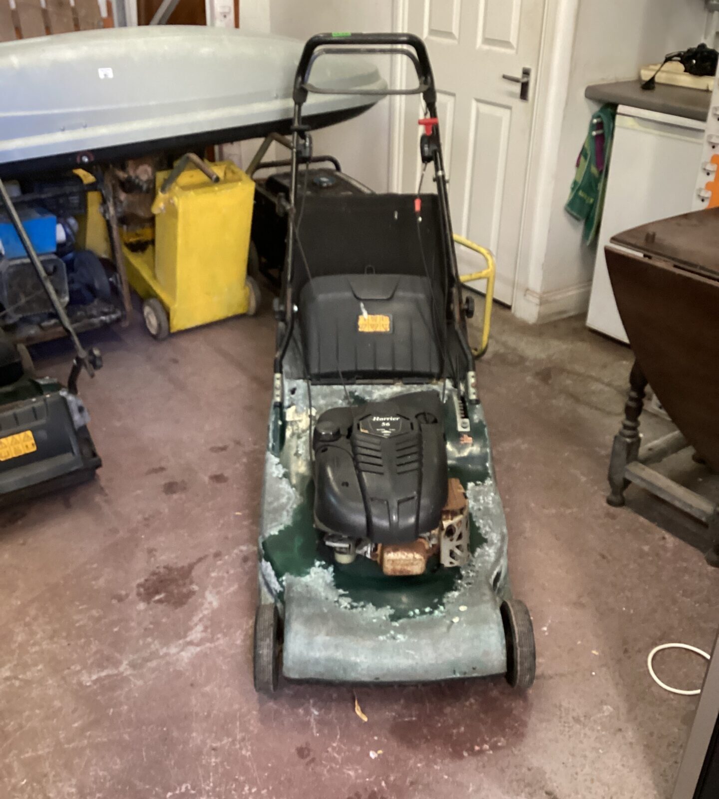 Hayter Harrier 56 Petrol Lawnmower Tested and Working