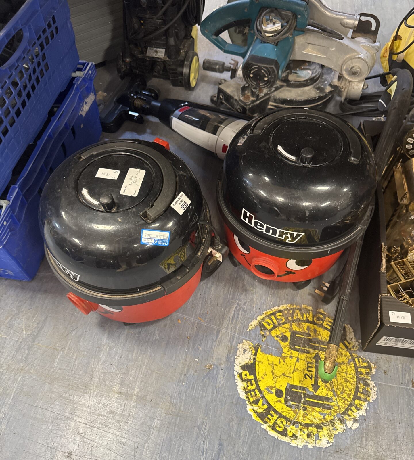 Two Henry hoover bodies only - spares/repairs