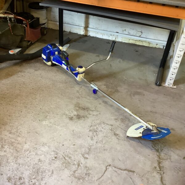 Hyundai petrol bush cutter for garden maintenance and landscaping.
