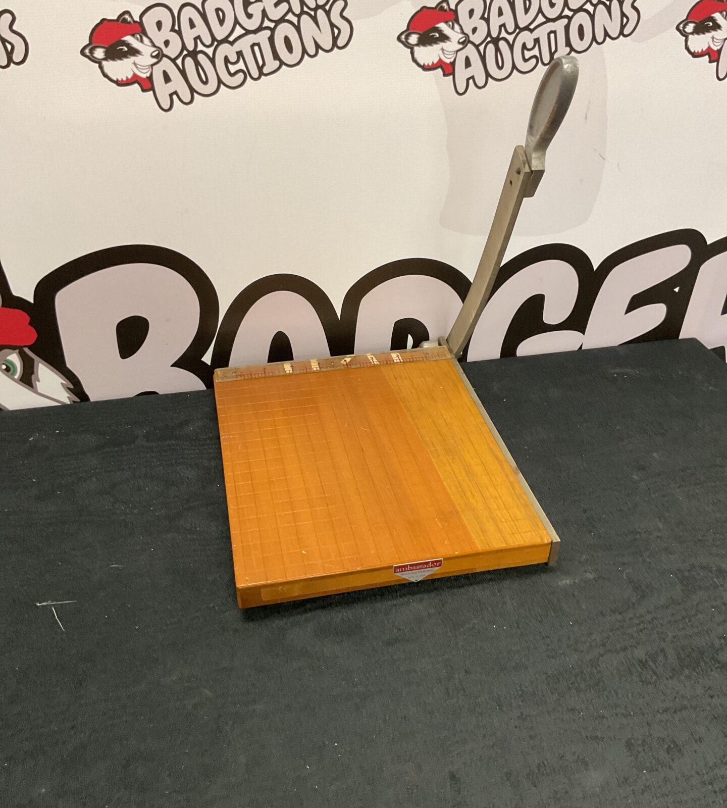 Vintage paper guillotine
