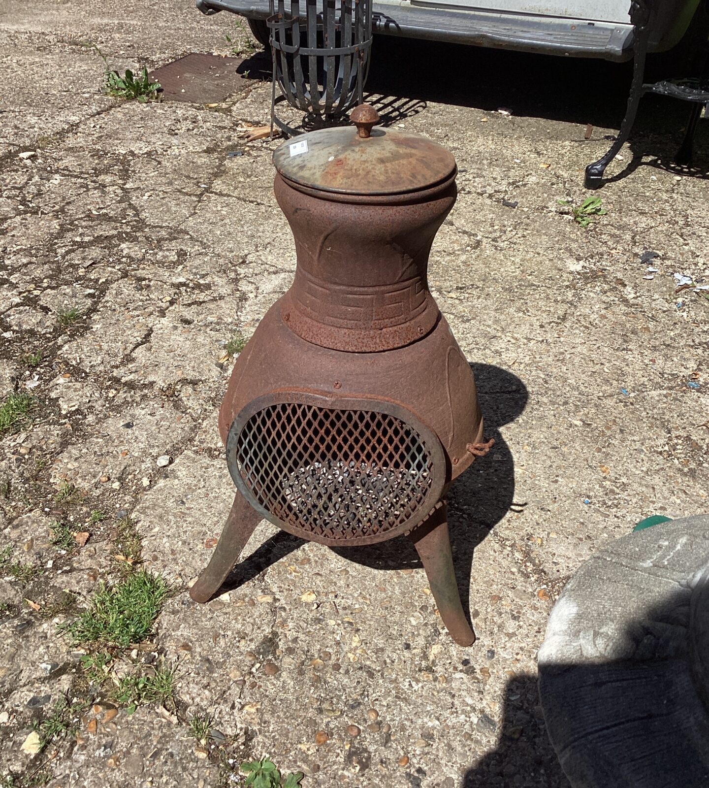 Metal Garden Log buner