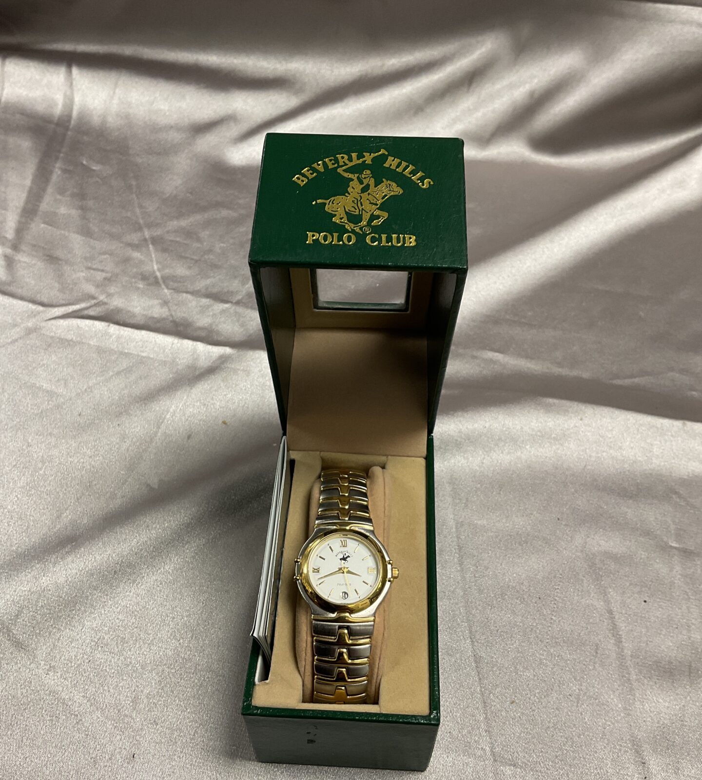 Beverly Hills polo club club ladies wristwatch in box with papers