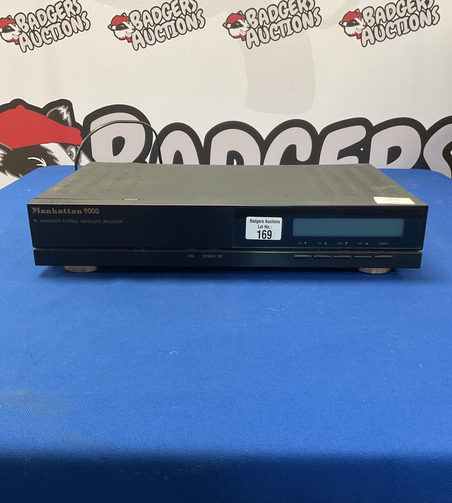 Manhattan 9000 Wegner stereo satellite receiver
