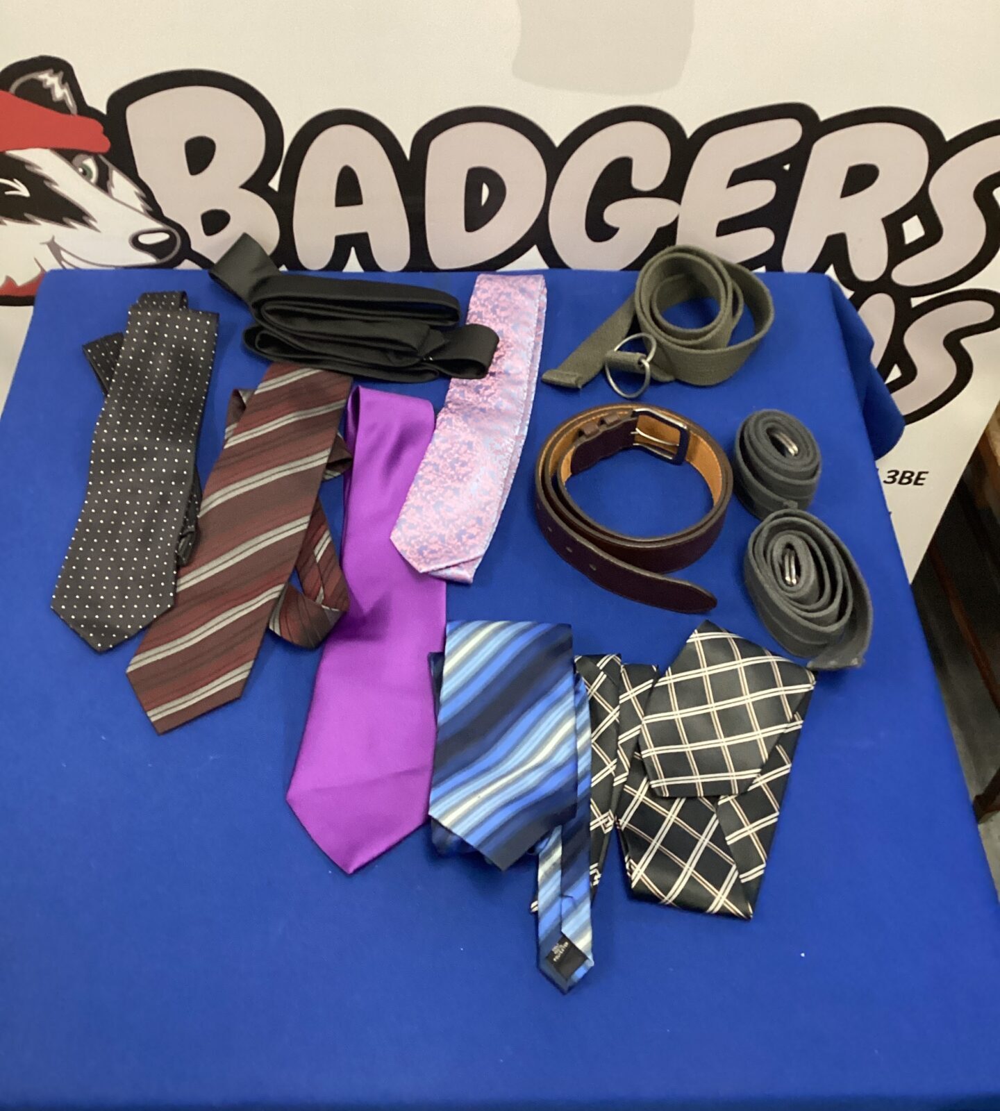 bag of ties & belts