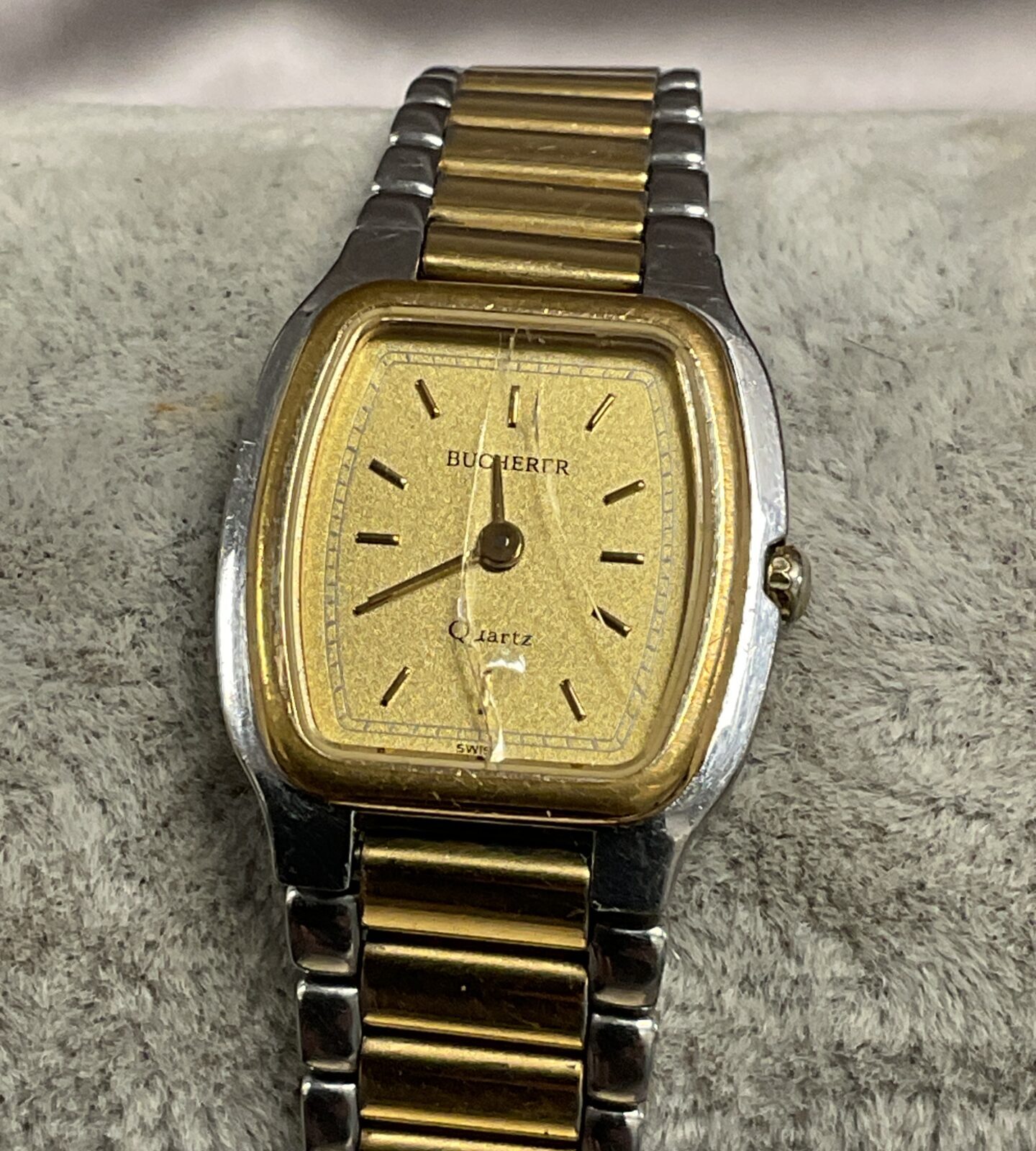 Bucherer ladies wristwatch in box with papers