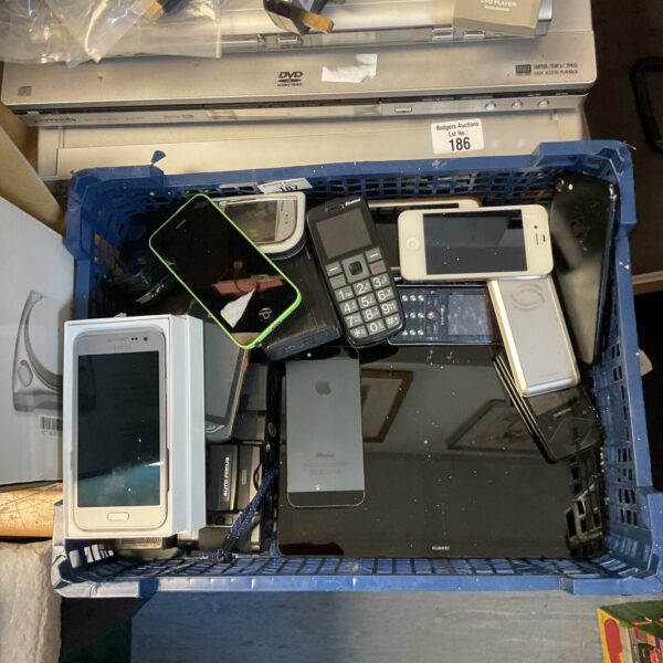 Mixed phones incl. iphones, samsung, huawei tablet, minolta camera
