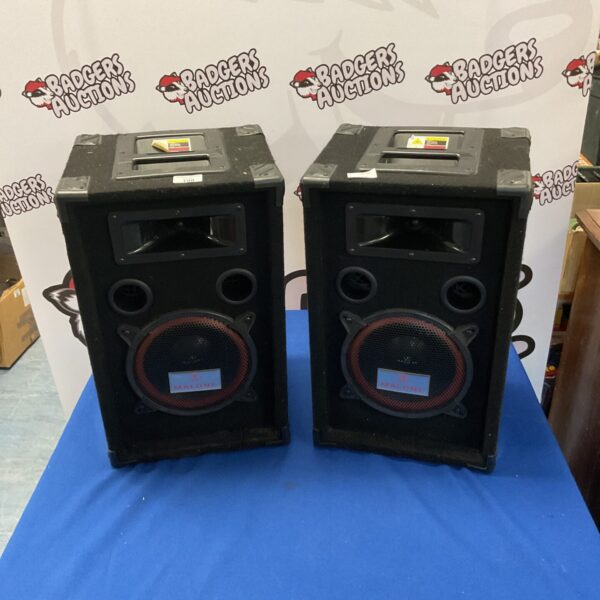 Pair of Malone 500W speakers
