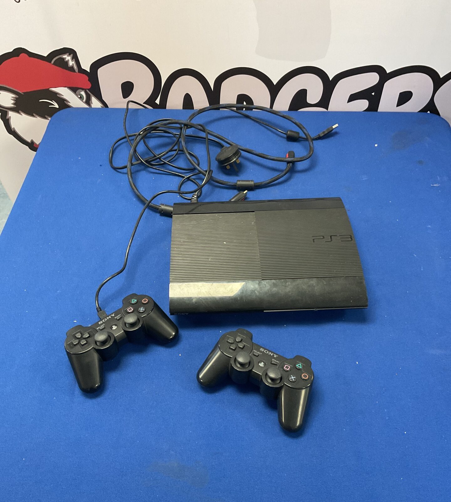 Sony PlayStation 3 with 2 remotes