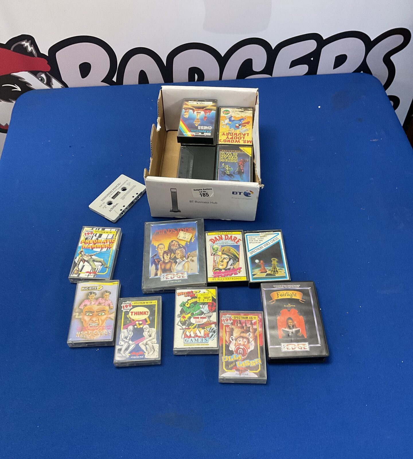 Assorted cassette videogames