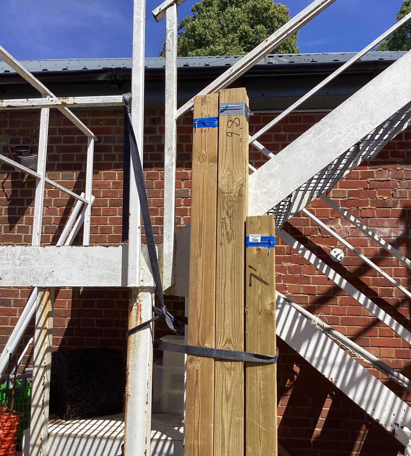 Three bundles of 9’ish Timber