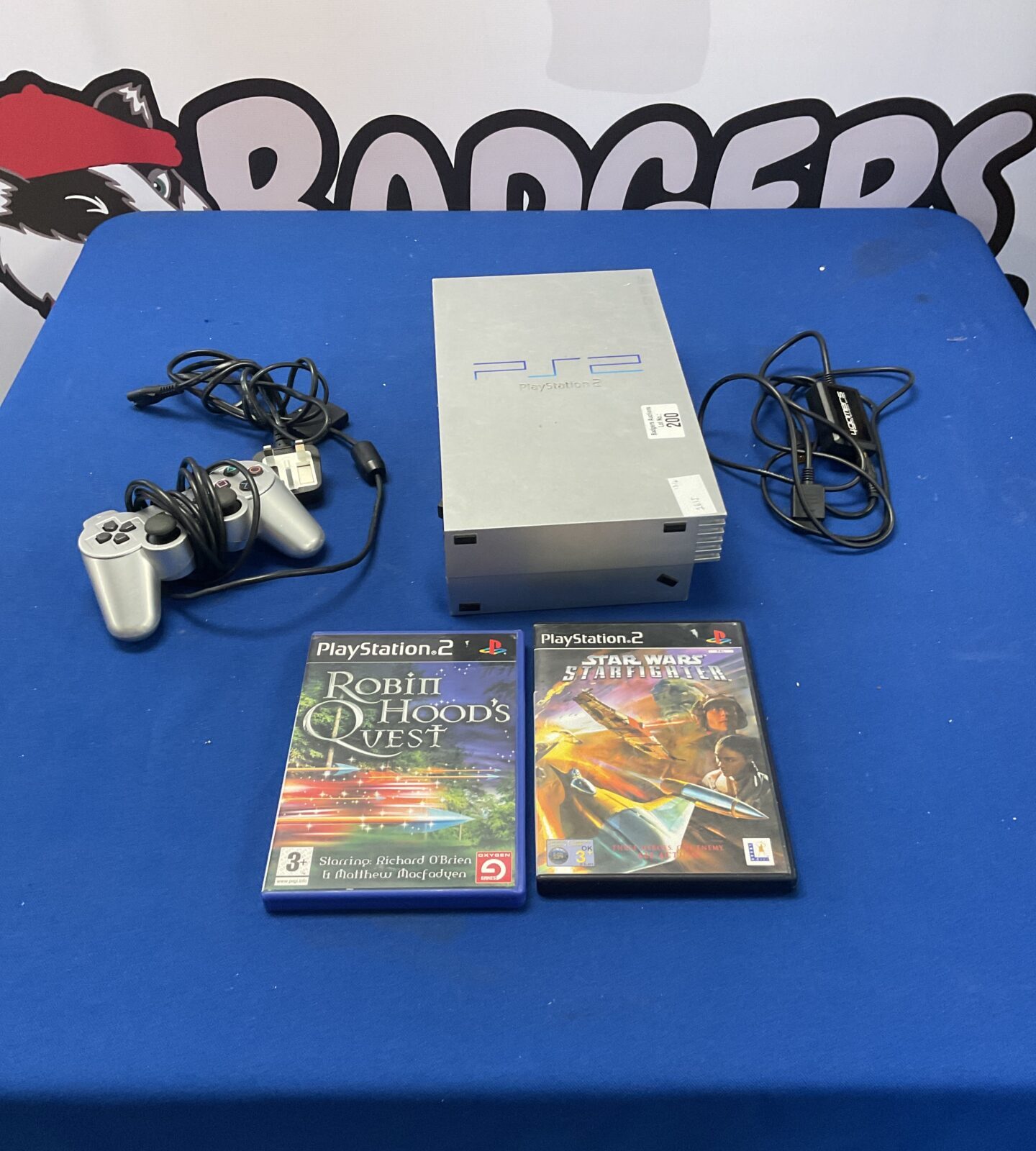 Sony Playstation 2 with remote and 2 games