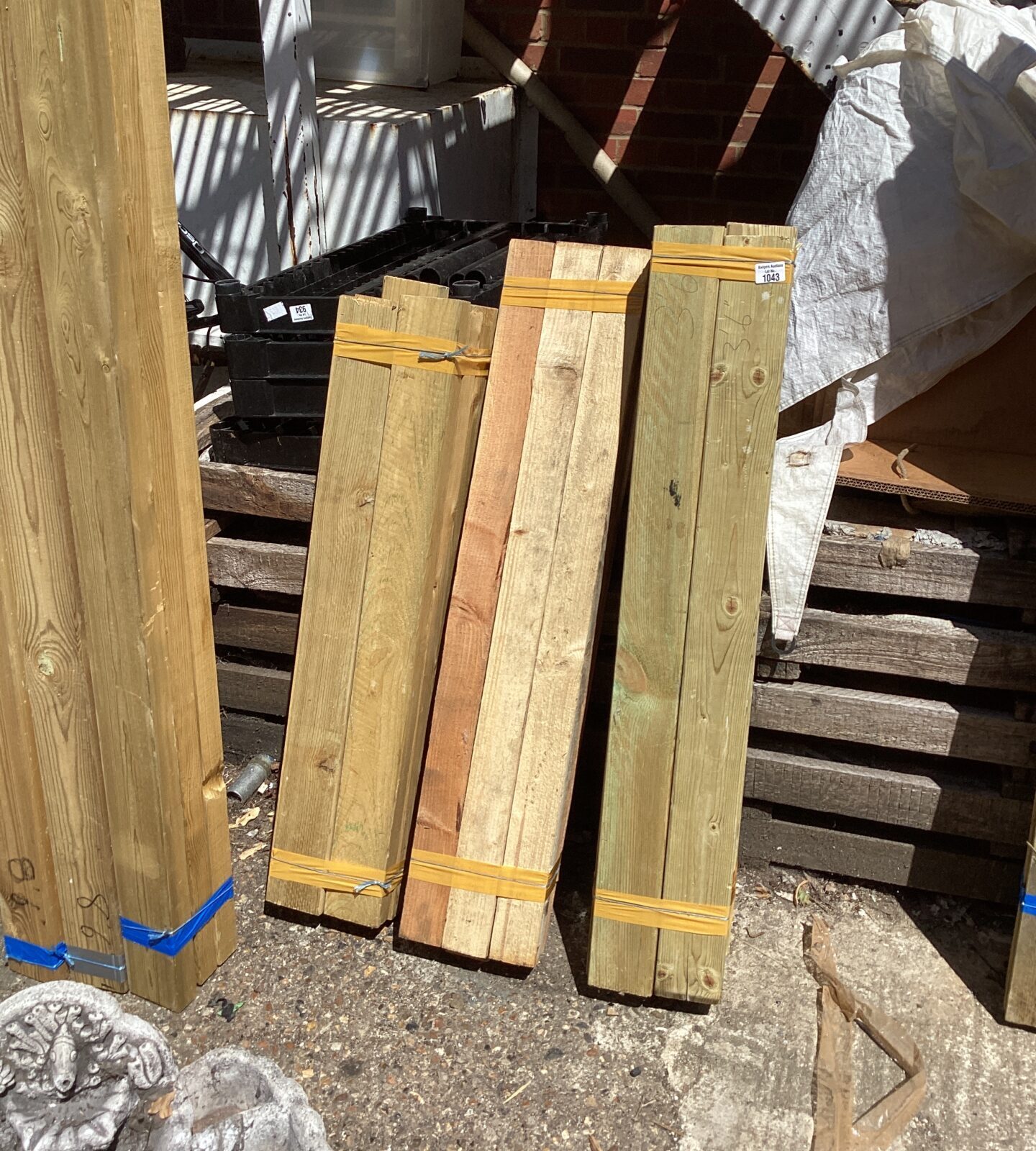 Three bundles of 3’6” Timber