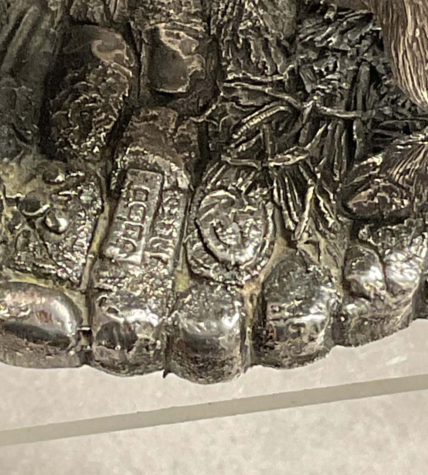 hallmarked silver country artists pig - Image 2
