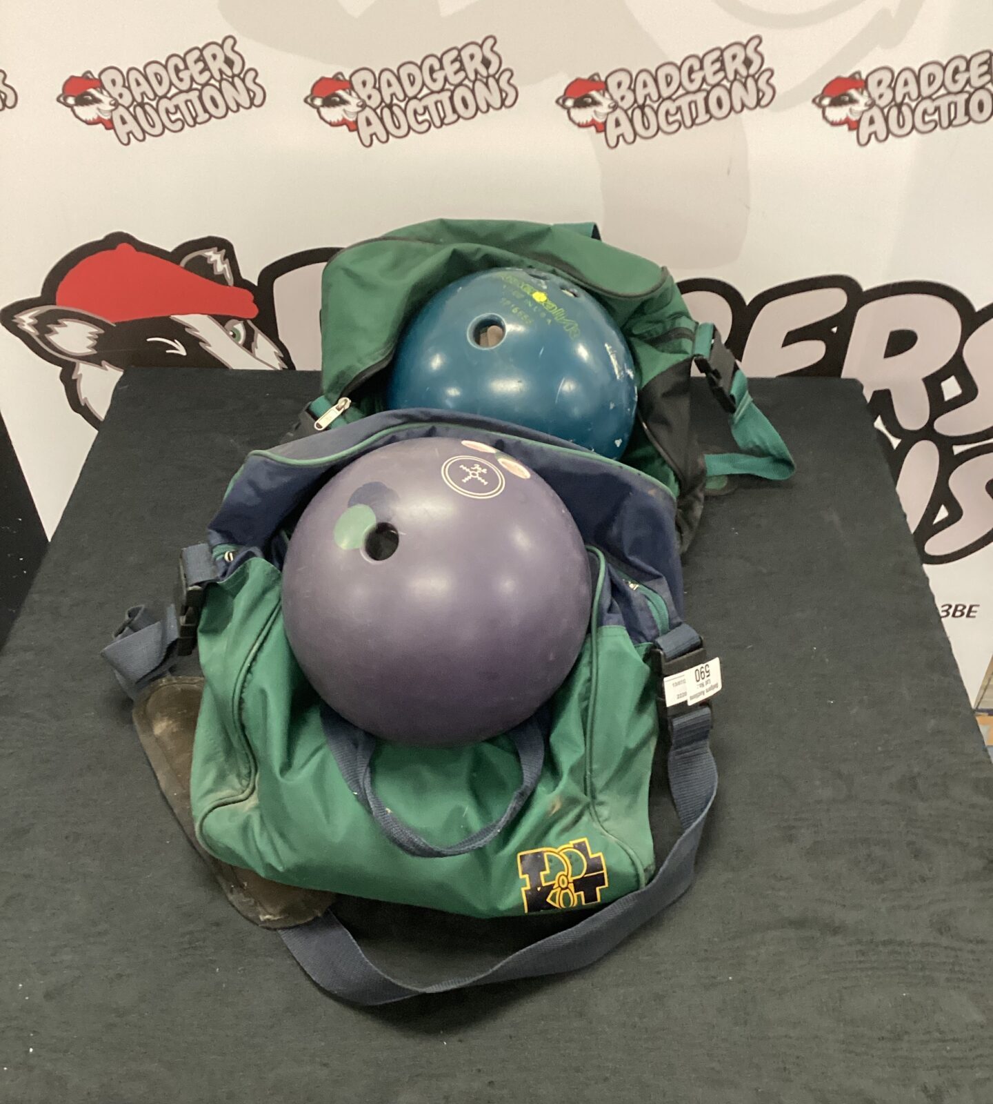 Two bowling balls inc AMF