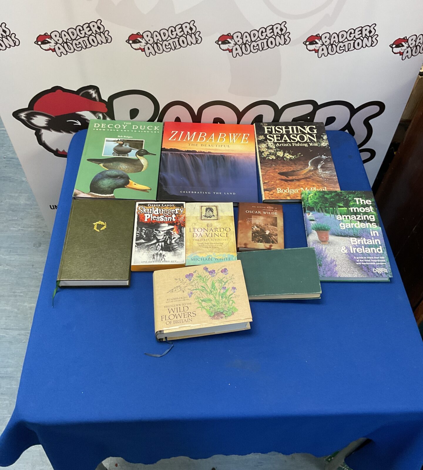 Box of mixed books inc whiskey calore, gardening and other