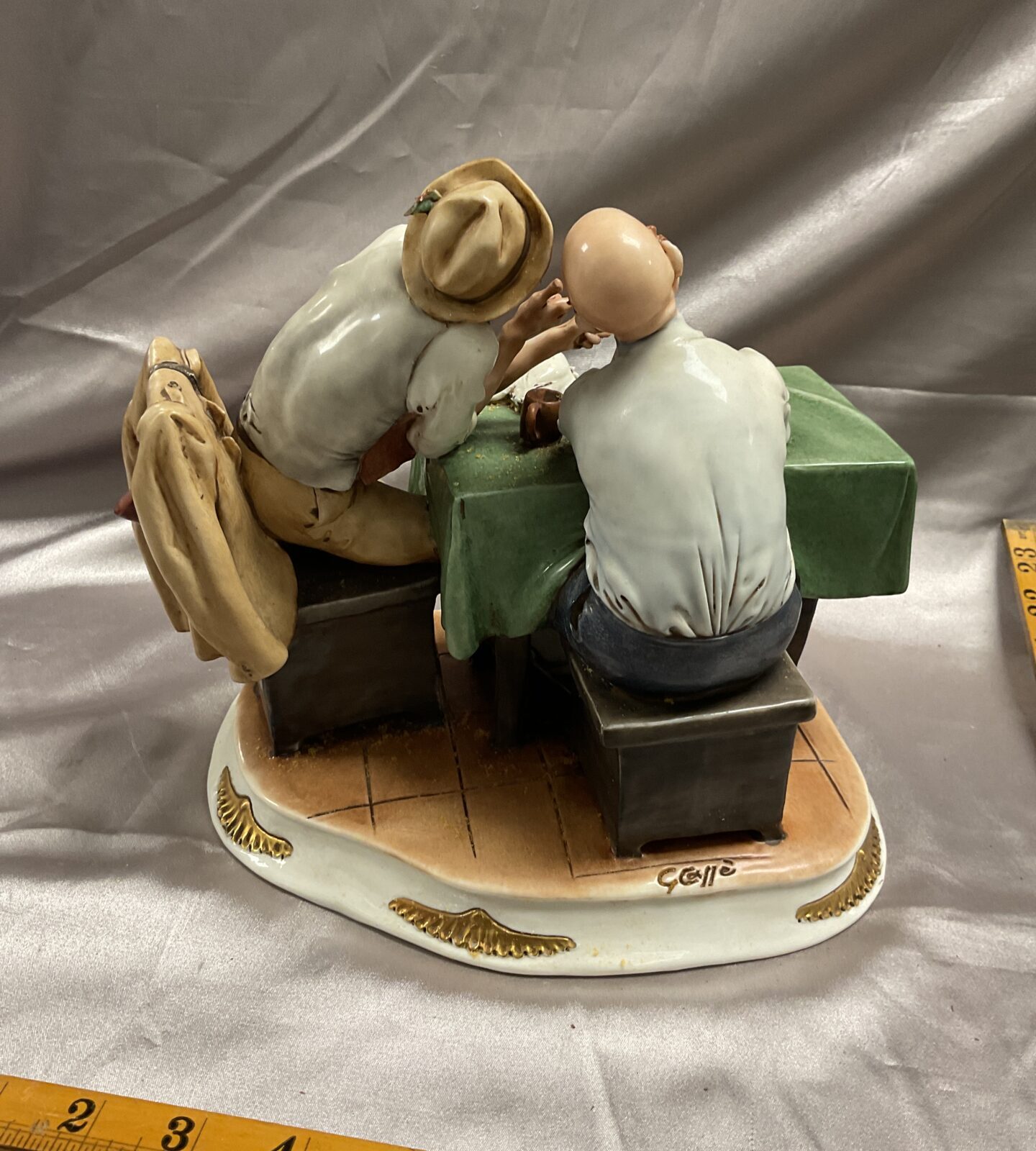 A Cappodimonte figure group hunting tales by gieseppe cappe - Image 2
