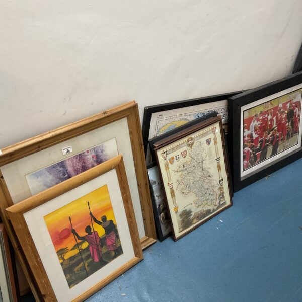 Job lot of mixed art and prints