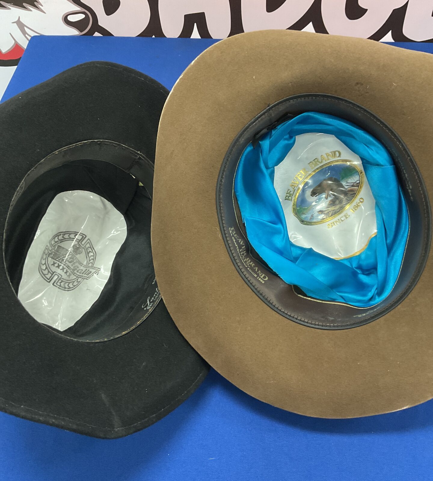 Two Cowboy hats inc beaver brand - Image 2