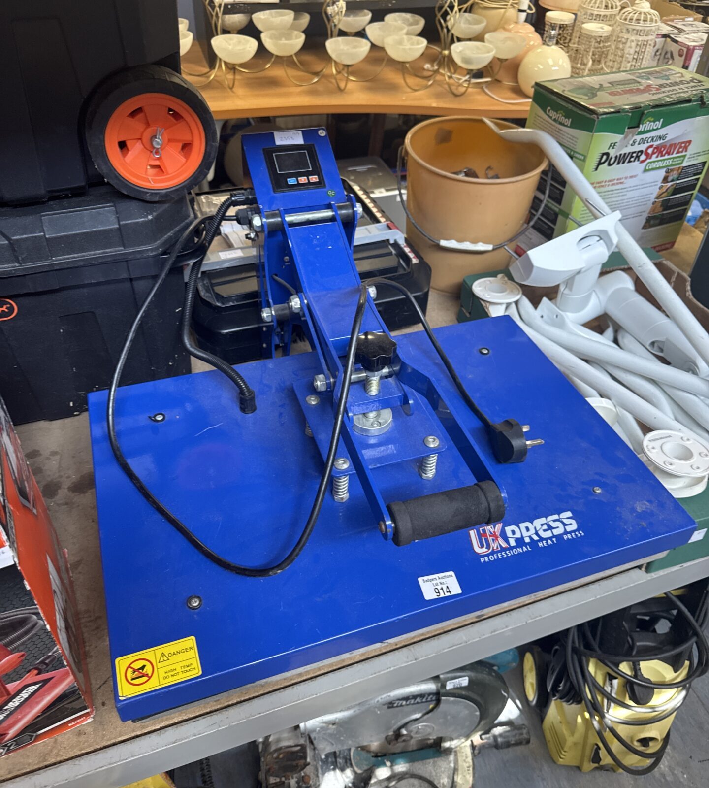 T shirt heat press - spares/repairs plugged in unresponsive