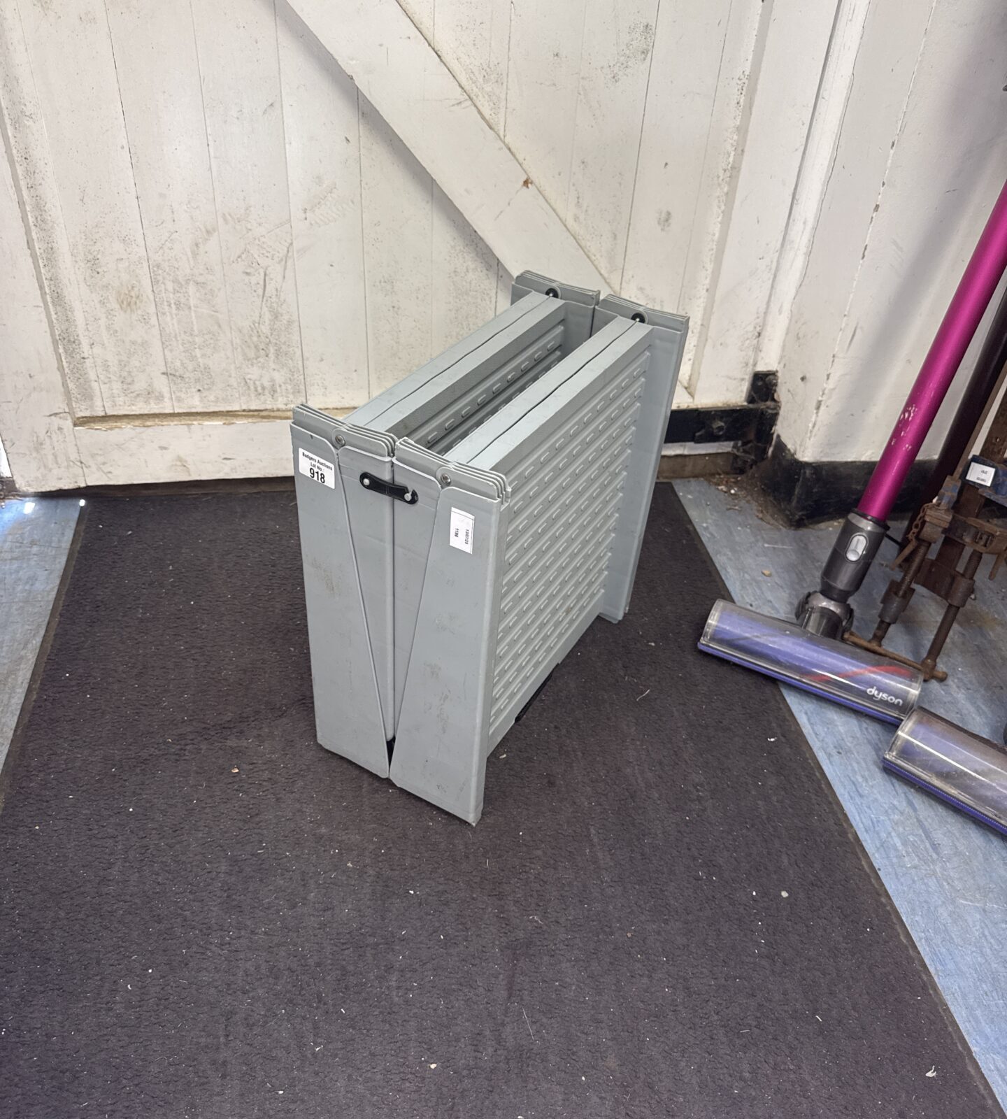 Plastic folding access step