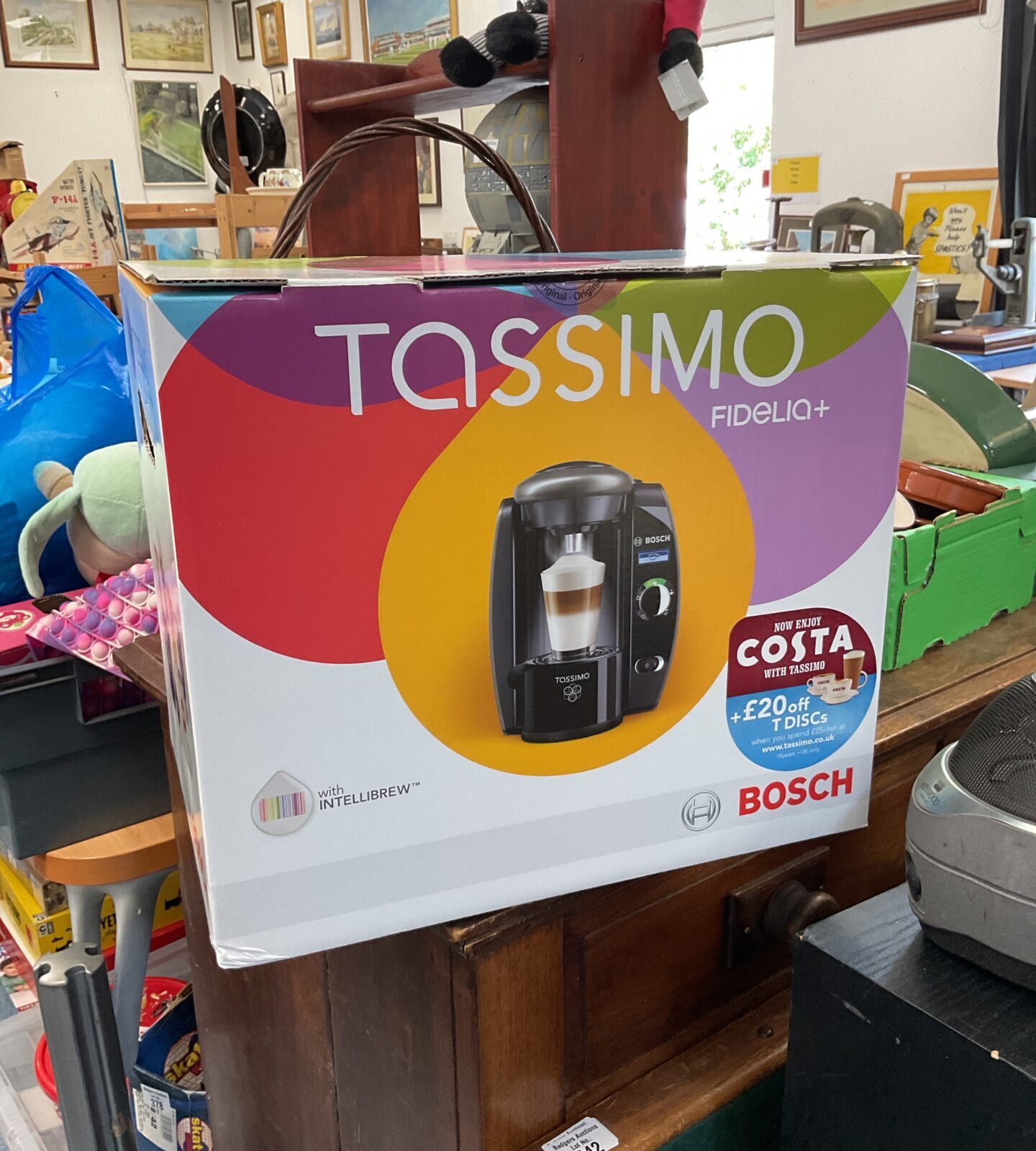 New bosch tassimo fidelia coffee machine