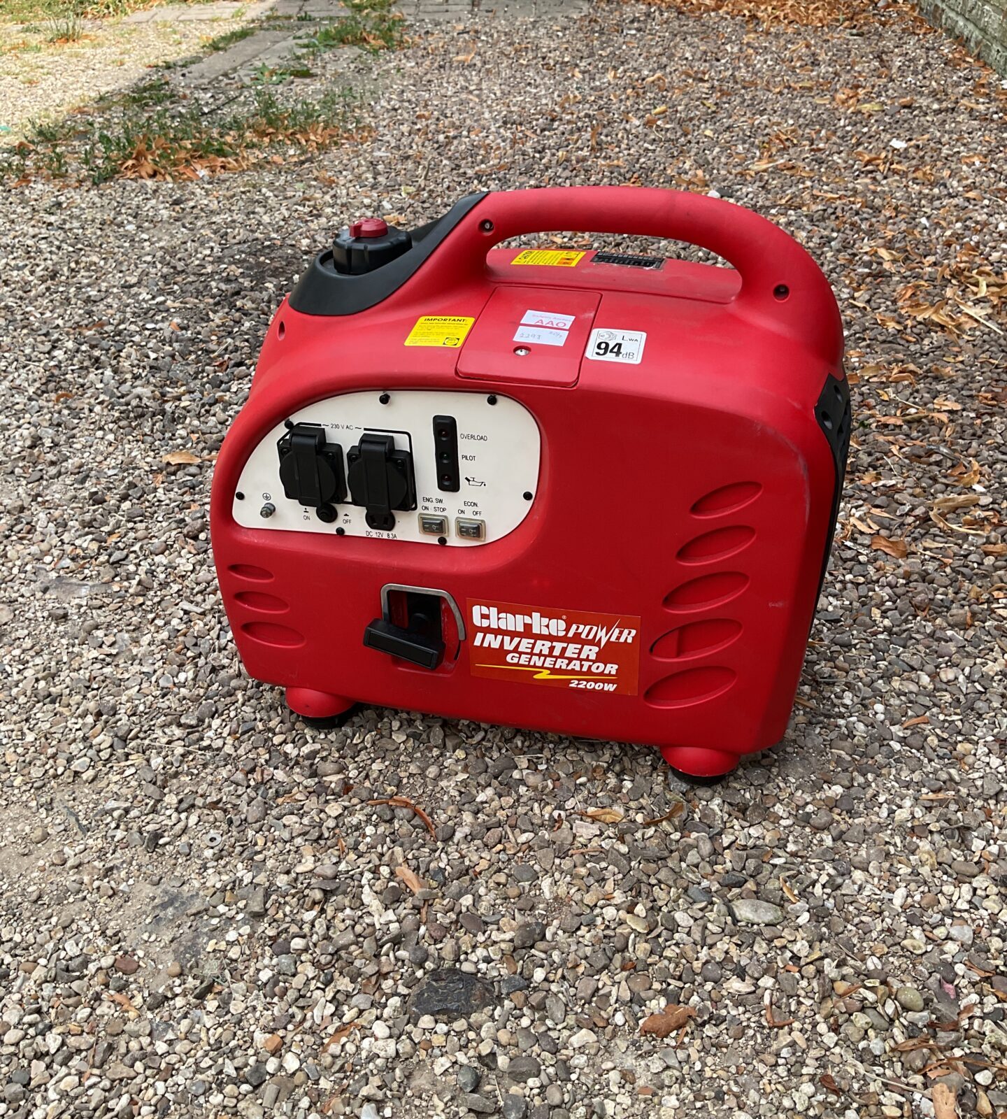 Clarke 2200w power inverter generator