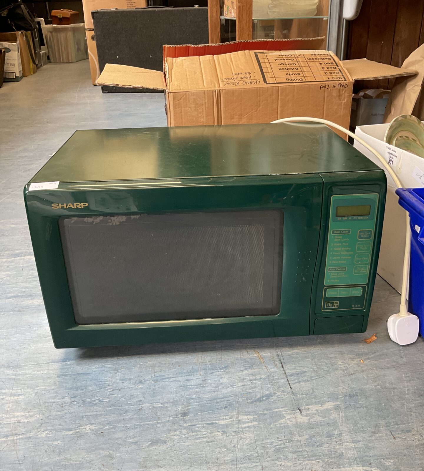 Sharp r-341 microwave working