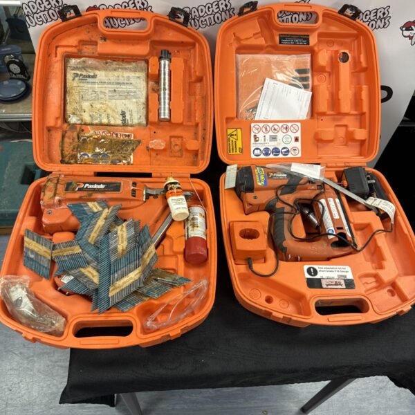 Two paslode nail/staple guns - untested