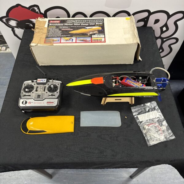 Retro joysway rc model boat with handset