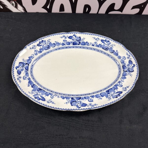 Vintage Veronica blue & white China serving plate