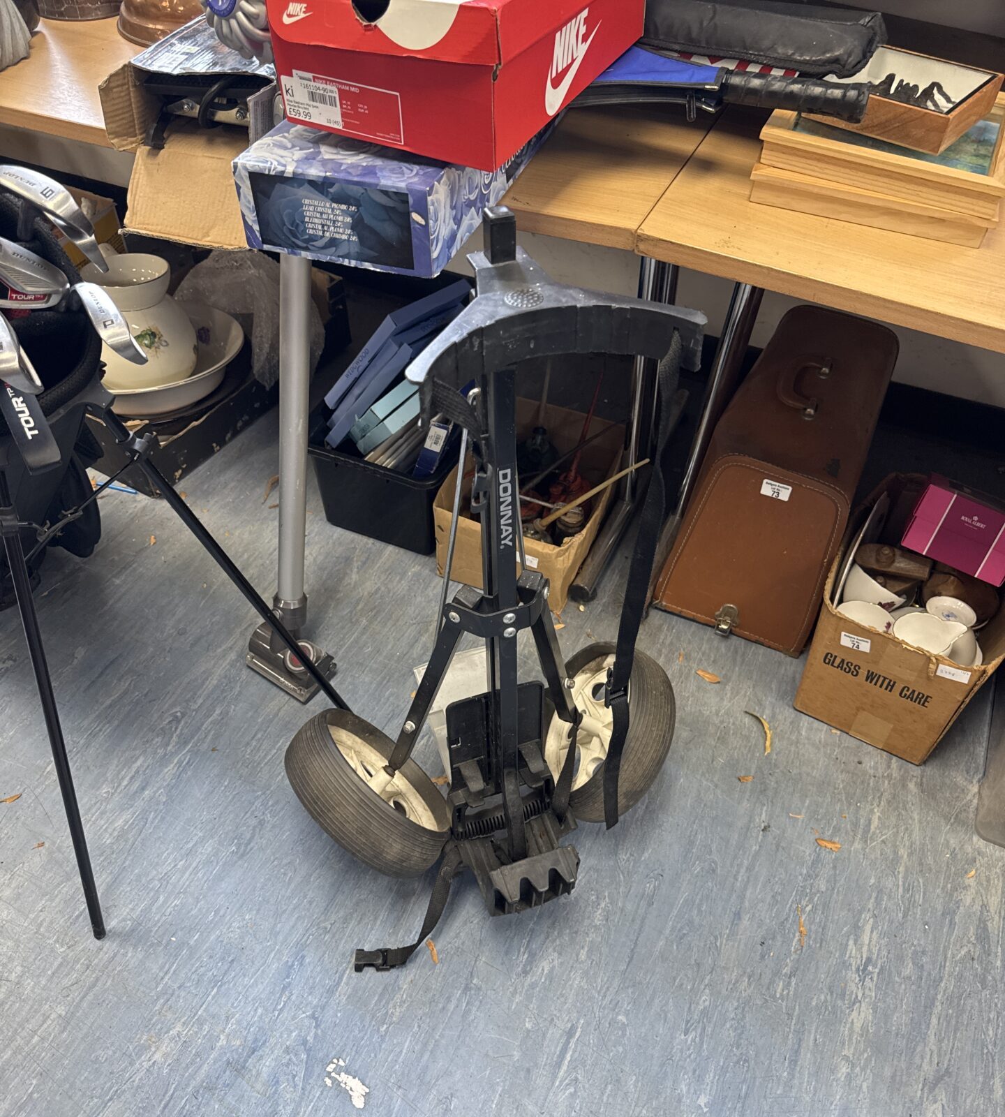 Donnay folding golf trolley